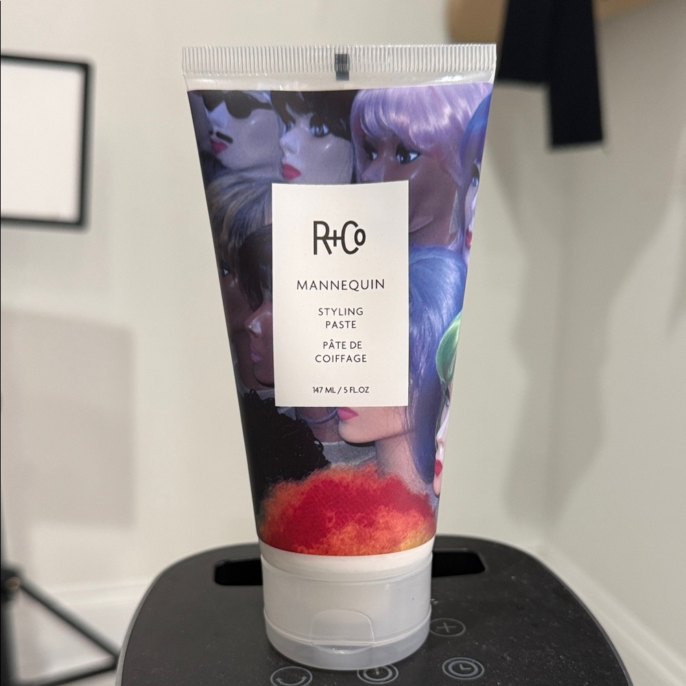 R+Co Mannequin Styling Paste - Purple, Blue, Red Packaging